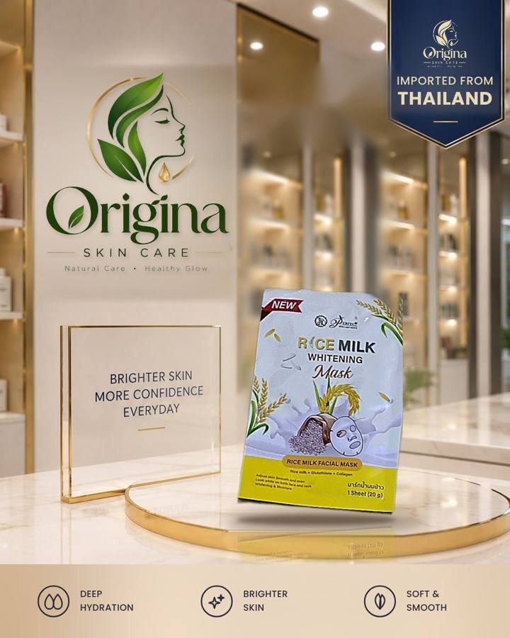 Perfect Skin Lady White Rice Milk Whitening Mask