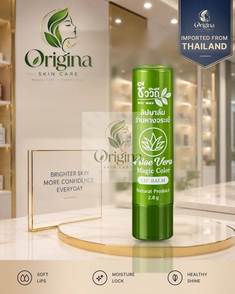 Bio Way Aloe Vera Magic Color Lipstick Lip Balm