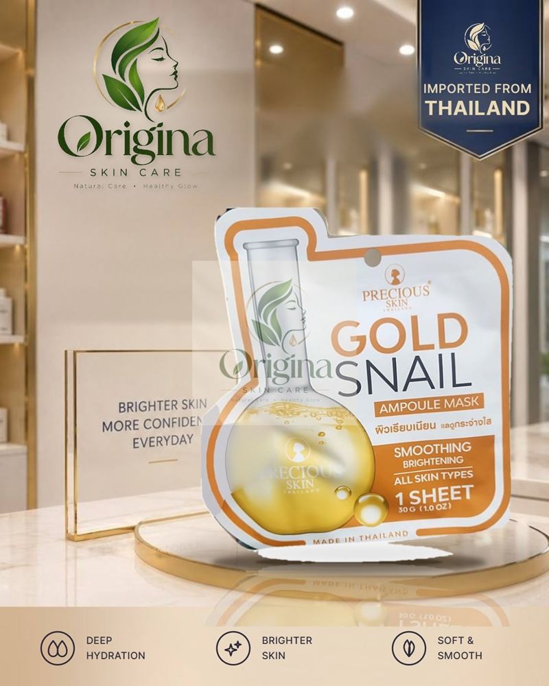 Precious Skin Gold Snail Ampoule Mask